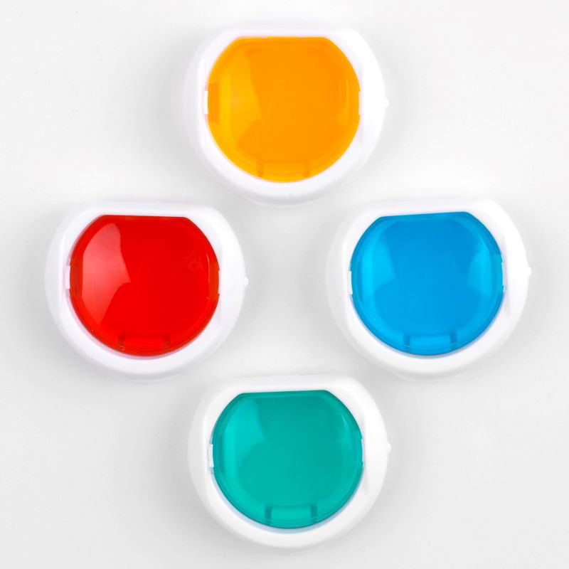 4Pcs Camera Filter for Instax Mini 11 / 12 Red Orange Green Blue Lens Filter Set 4Pcs Camera Filter for Instax Mini 11 / 12 Red Orange Green Blue Lens Filter Set